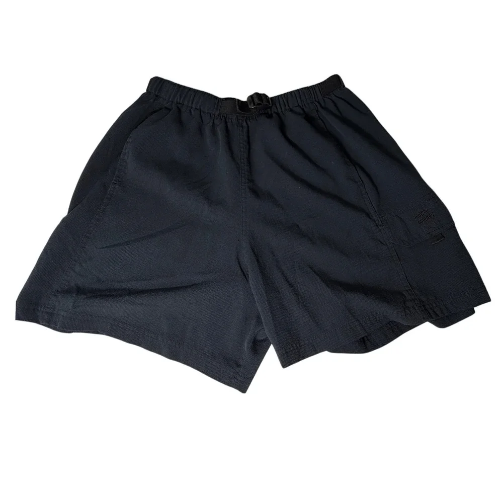 Vintage Moving Comfort Gorpcore Cargo Shorts‎ Black Size M